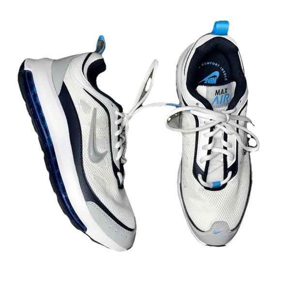 Nike Air Max White Blue Sneakers Men’s US 8 NWOB - Picture 1 of 7